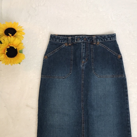 Vintage Old Navy Denim Skirt - Picture 5 of 8